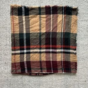 David and Young Plaid Scarf